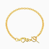 Paris Sterling Silver Bracelet / Gold