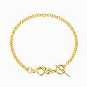 Paris Sterling Silver Bracelet / Gold