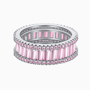 Pink Virtue Sterling Silver Ring