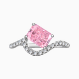 Pink Decadence Sterling Silver Ring