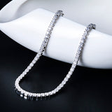 Sterling Silver Sparkling Anklet - MARIA JEWELLERY