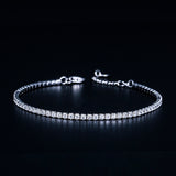 Sterling Silver Sparkling Anklet - MARIA JEWELLERY