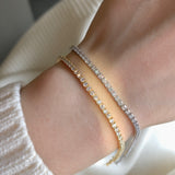 Milan Sterling Silver Bracelet / Gold