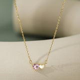 Soulmate Sterling Silver Necklace / Gold