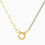 Sparkling 18k Gold Plated Cubic Zirconia Necklace - MARIA JEWELLERY