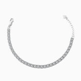 Sparkling Cubic Zirconia Tennis Bracelet 925 Sterling Silver - MARIA JEWELLERY